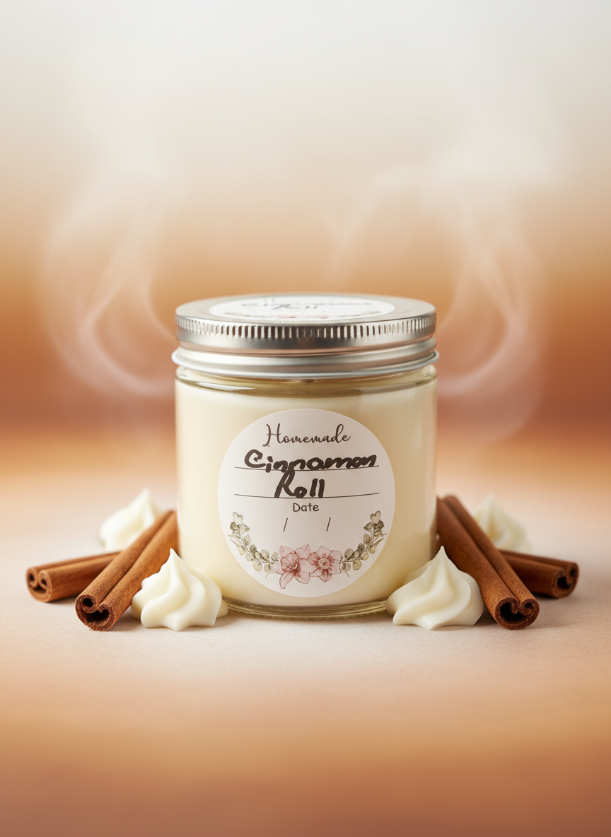 Cinnamon Roll Candle
