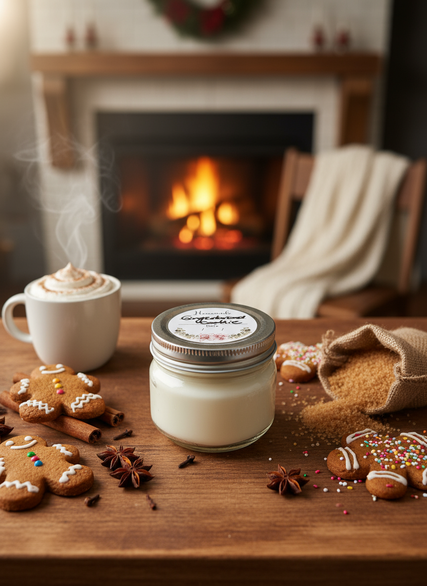 Gingerbread Cookie Background