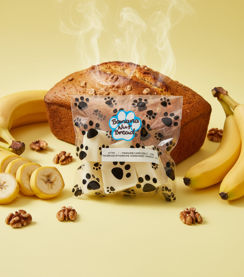 Bananna Nut Bread LG 6 Piece Wax Melt