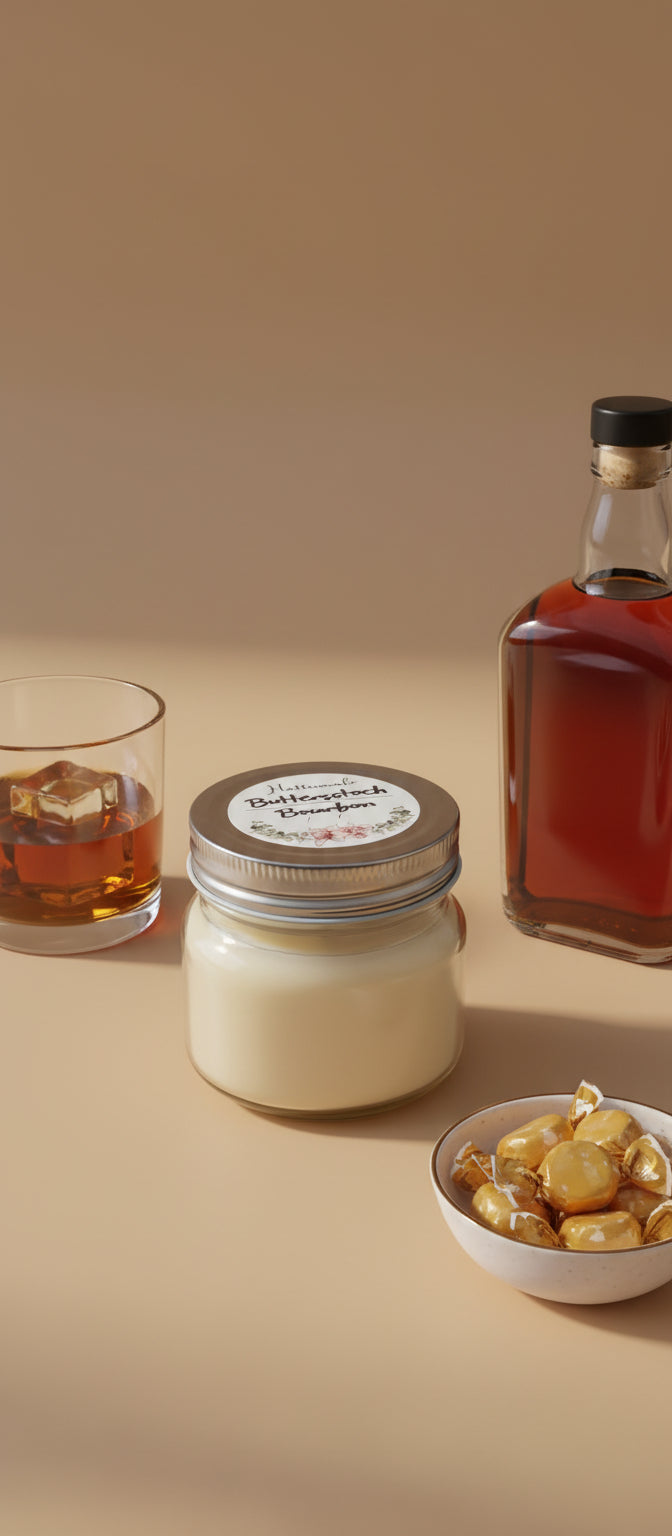 Butterscotch Bourbon 8 oz Candle