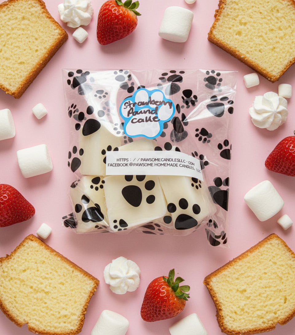 Strawberry Pound Cake LG 6 Piece Wax Melts